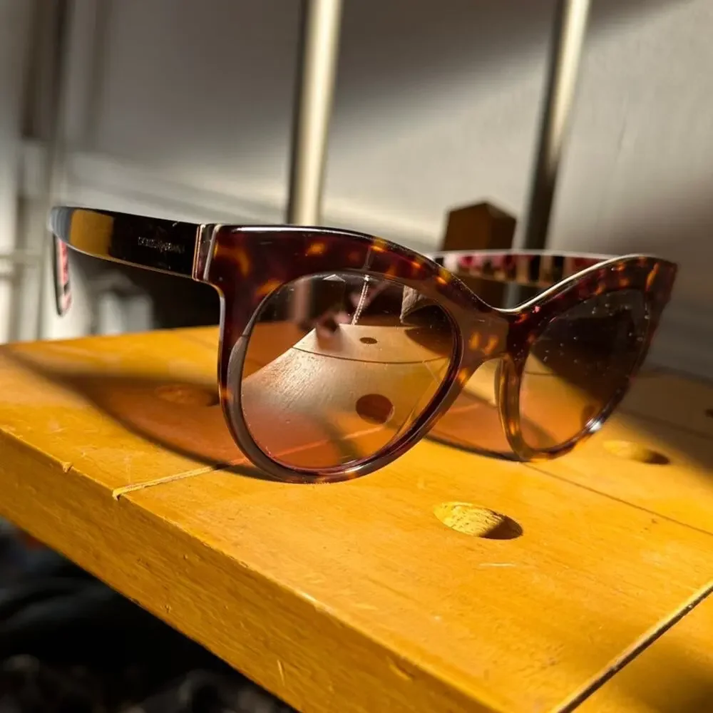 Dolce & Gabbana Sunglasses Women's Cat Eye DG4311 31667E Havana on Print Rose